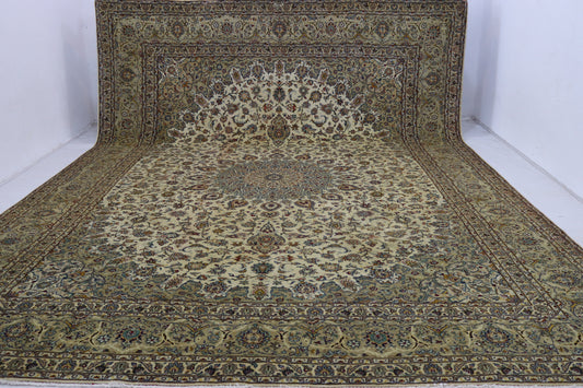 9.8 x 12.10 - Vintage Persian Style Hand Made rug.Traditional High Quality Wool Rug , Exquisite Rug