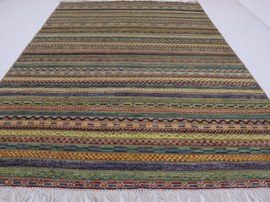7x10 ft Afghan hand knotted berjista chobi rugs