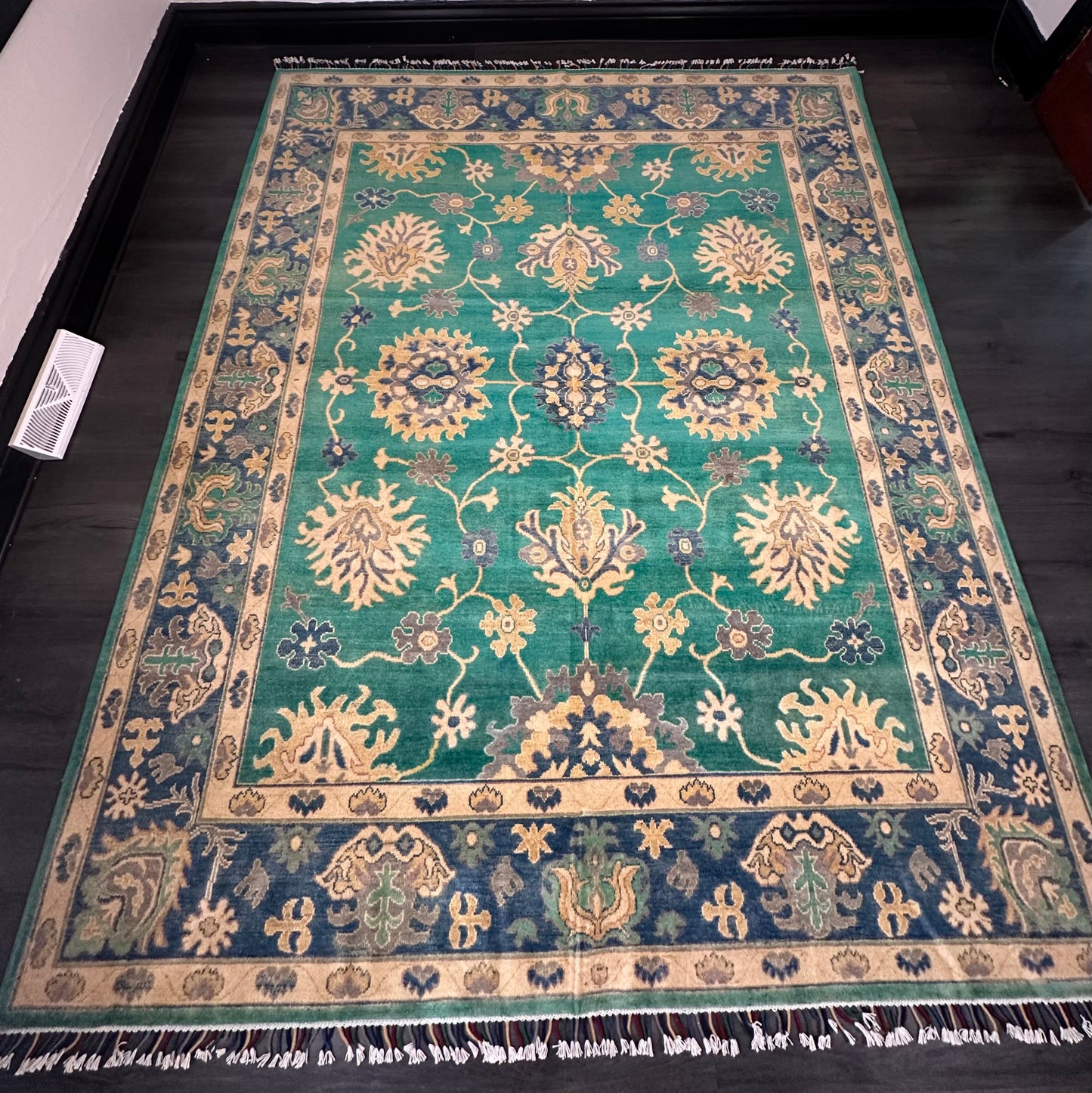 8 by 10 ft Brand New Afghan Handmade Kazak Area Rug, 100% Natural Wool and Vegetable Dyes