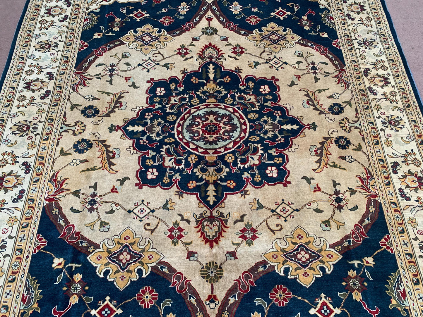 6x9 ft Turkish Heriz Handmade Area Rug