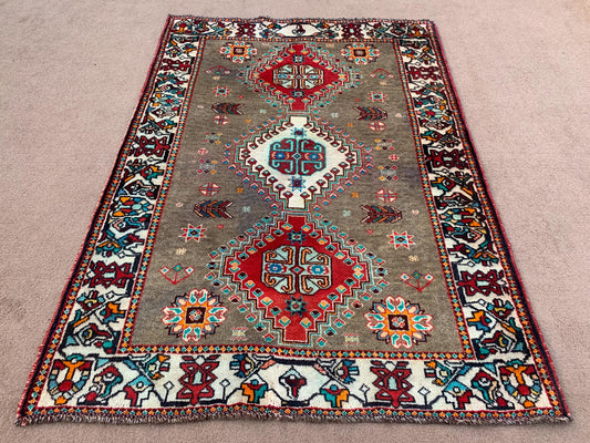 3x5 ft Perfect Christmas Gift idea Rug Oriental Antique Rug,