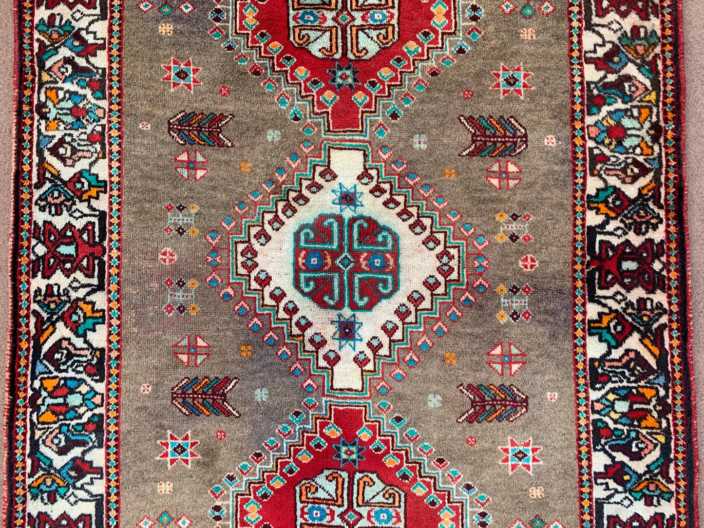3x5 ft Perfect Christmas Gift idea Rug Oriental Antique Rug,