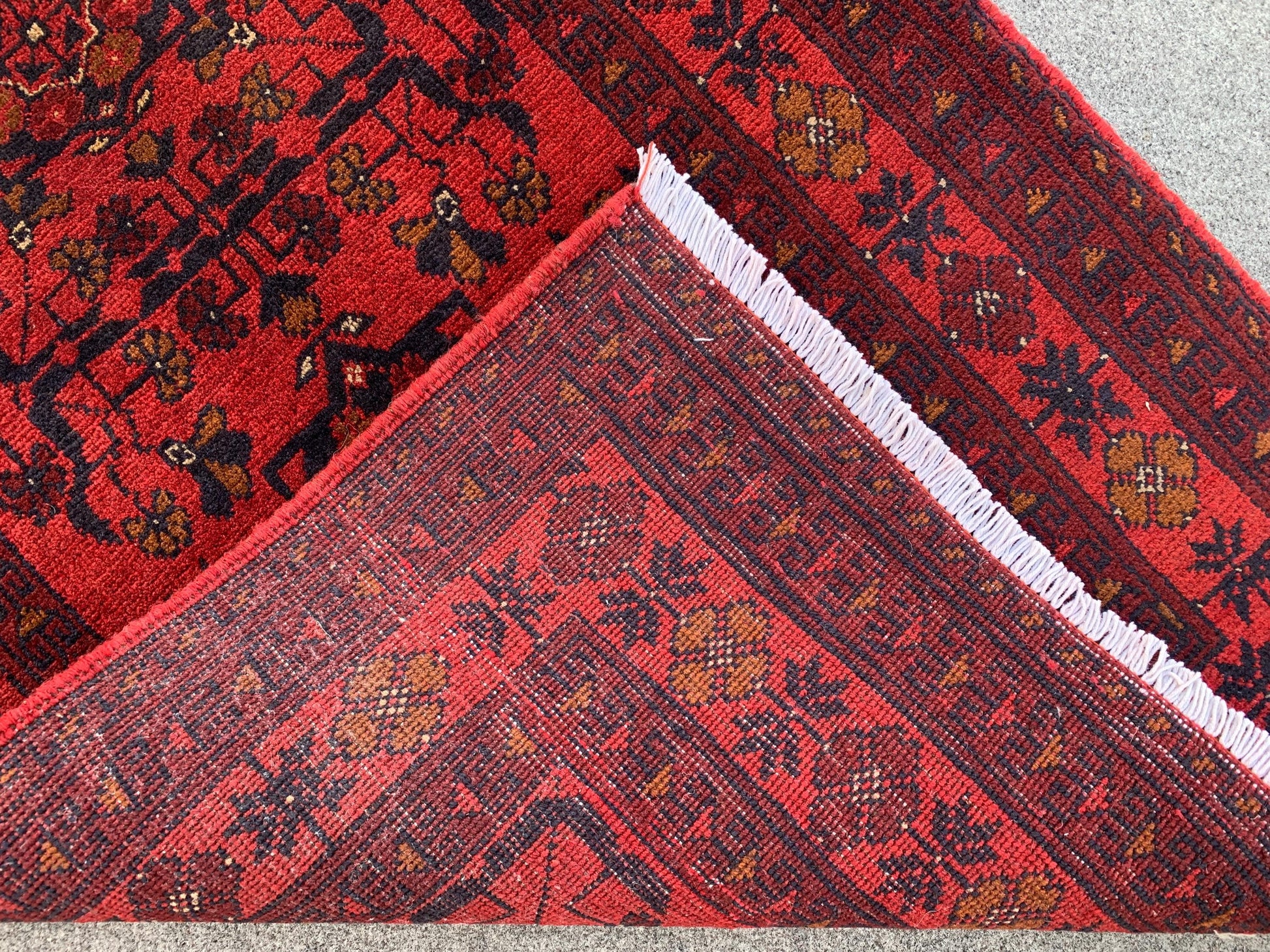 Afghan Handmade Rug Vintage Bukhara Rug 3x4 ft Khal Muhammadi design Bukhara Rug, Tribal Wool Area Rug Oriental Rug Bedroom Rug Kitchen Rug.