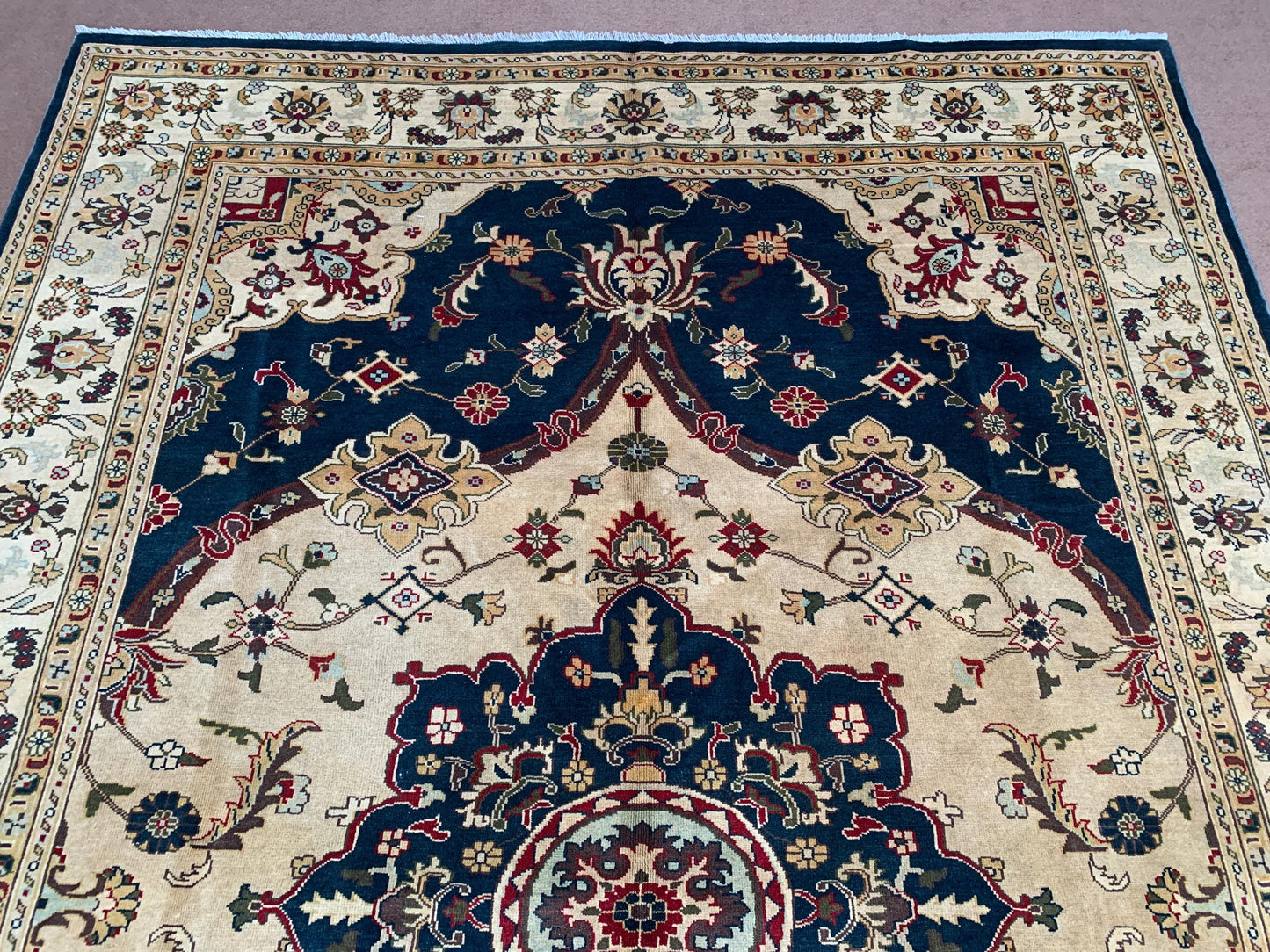 6x9 ft Turkish Heriz Handmade Area Rug