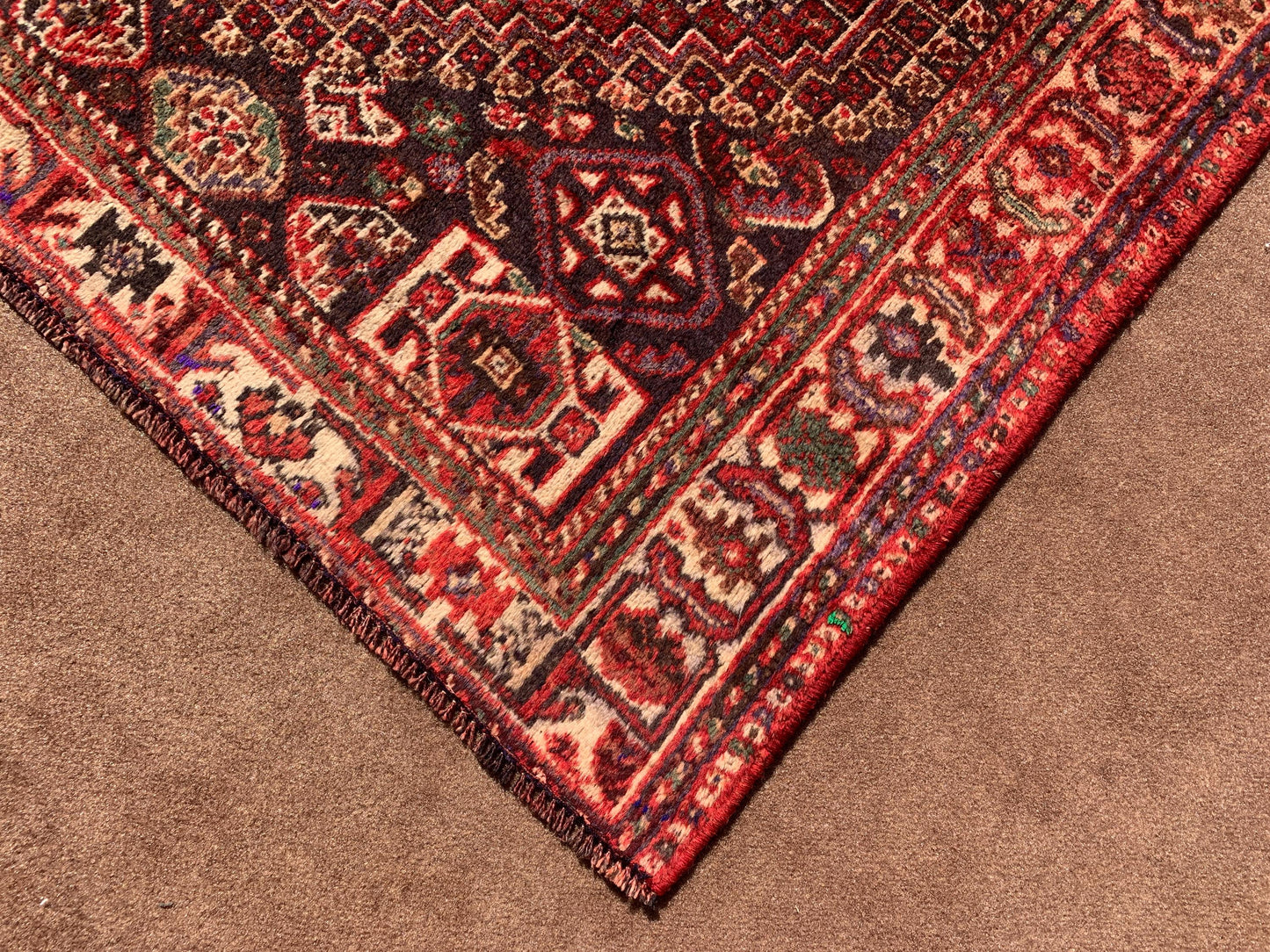 5x8 ft Vintage Area Rug Afghan Handmade Rug, Caucasian design Rug, Geometric Rug, Oriental Wool Rug, Tribal Antique Rug Kitchen Bedroom Rug.