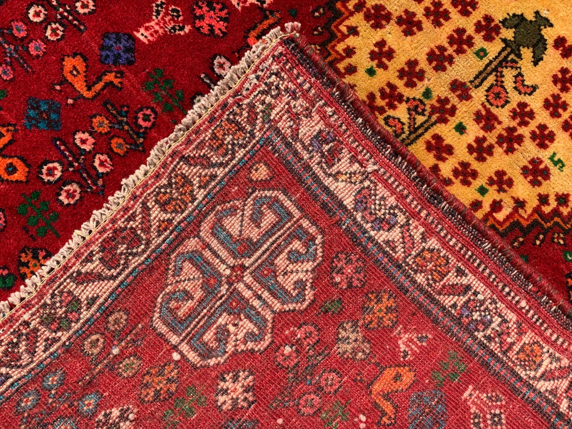 Antique Caucasian Rug 3x5 ft Afghan Handmade Rug Pictorial Floral Rug Vintage Oriental Rug Tribal Wool Area Rug Bedroom Rug Kitchen Rug etc.