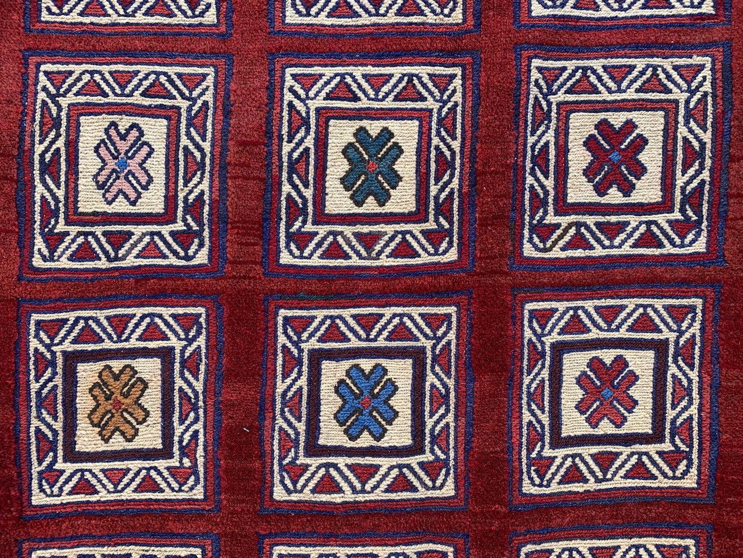 Vintage Berjesta Kilim Rug 7x9 ft Handmade Afghan Wool Kilim Rug,