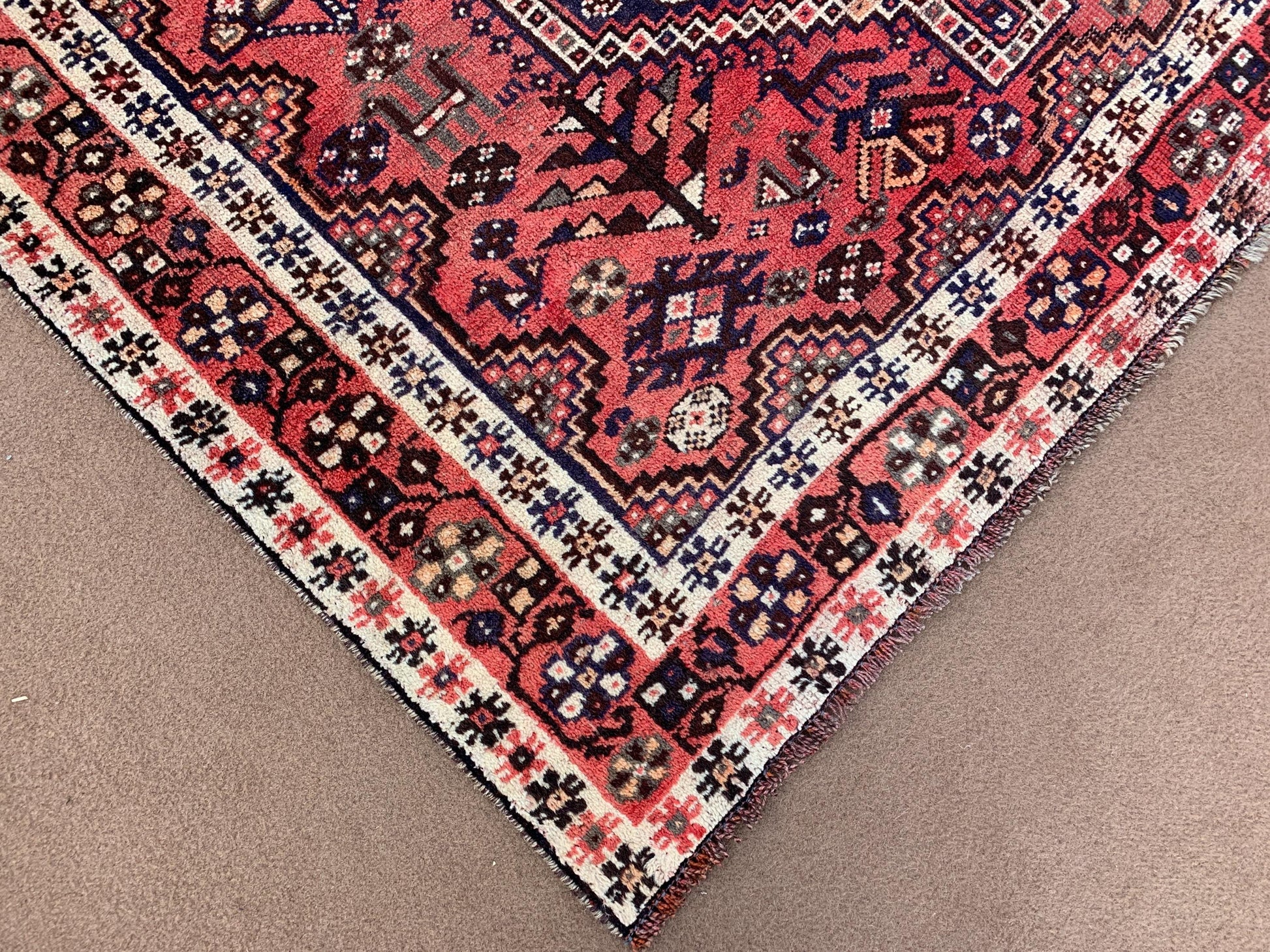 Vintage Pictorial Rug 5x8 ft Afghan Handmade Rug, Pictorial Caucasian design Rug, Oriental Wool Rug, Tribal Turkmen Rug Kitchen Bedroom Rug.