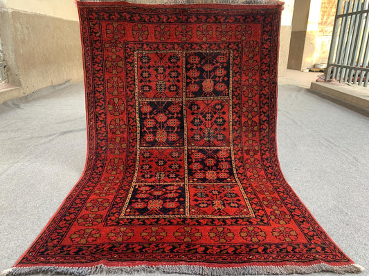 3x5 ft Floral Bukhara design Rug