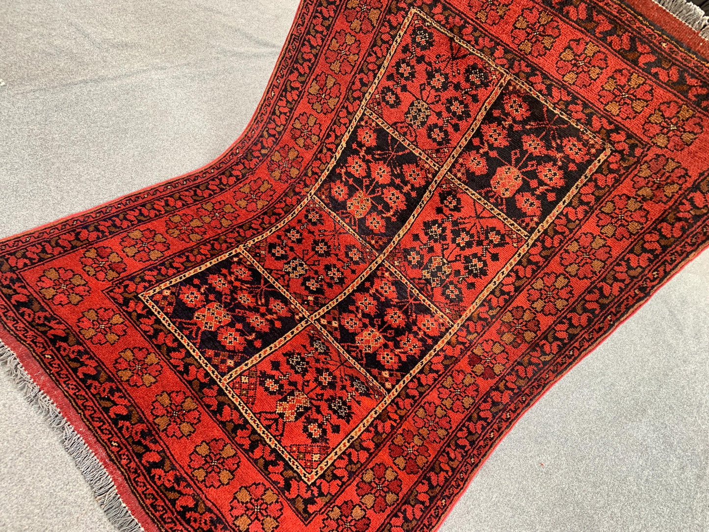 3x5 ft Floral Bukhara design Rug