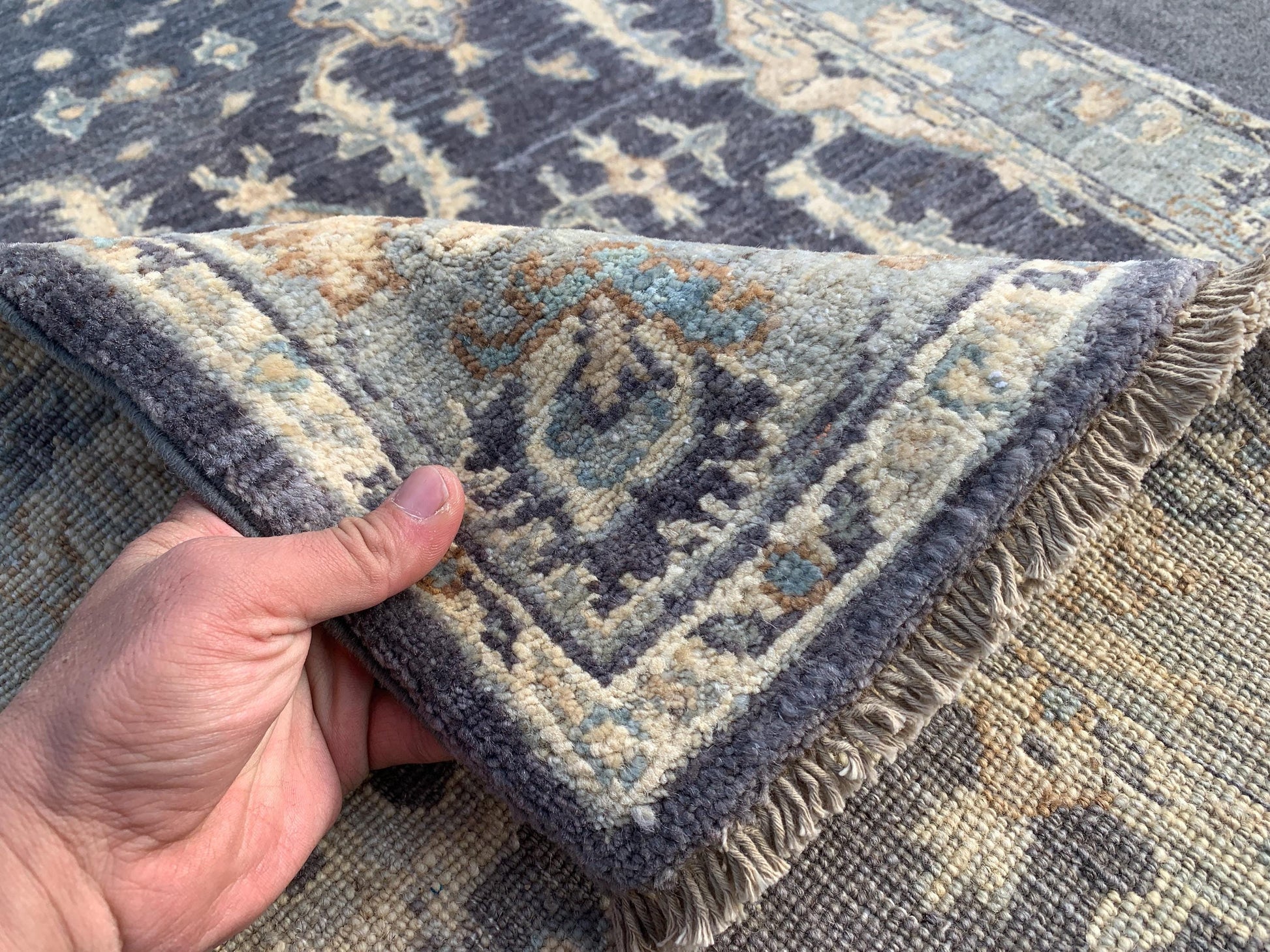 3x5 ft Grey Afghan Rug, Hand Knotted Turkmen Wool Rug, Traditional Turkmen Rug Famous Chobi Rug, Home Decor Rug Living Room Rug Bedroom Rug.