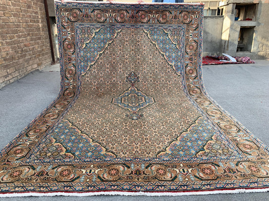 6x9 ft Vintage Afghan Rug Geometric Area Rug, Handwoven Wool Rug, Turkmen Tribal Rug Home Decor Rug Floor Area Rug, Bedroom Living Room Rug.