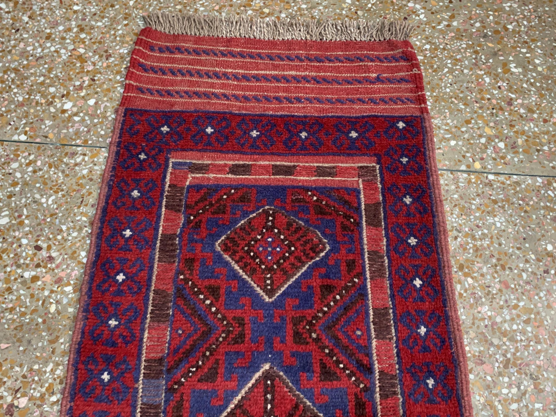 Famous Mashwani Runner Kilim Rug 2x9 ft Afghan Hand Knotted Wool Rug, New Herati Mashwani Kilim Rug, Geometric Kilim Rug Hallway Runner Rug.