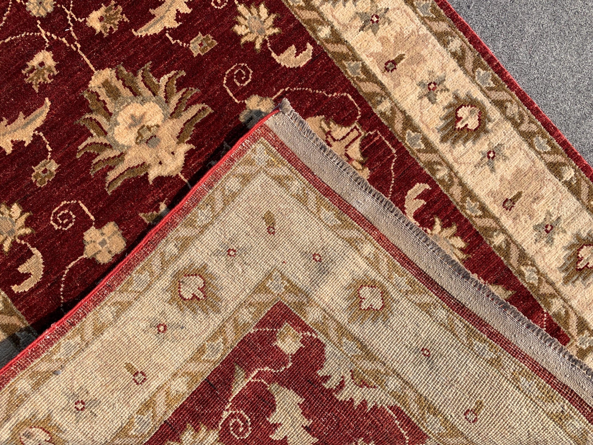 Red Afghan Runner Rug, Turkmen Hand Knotted Wool Rug, Chobi Area Floral Rug, Traditional Runner Rug, Home Decor Rug, Hallway Runner Rug 3x10