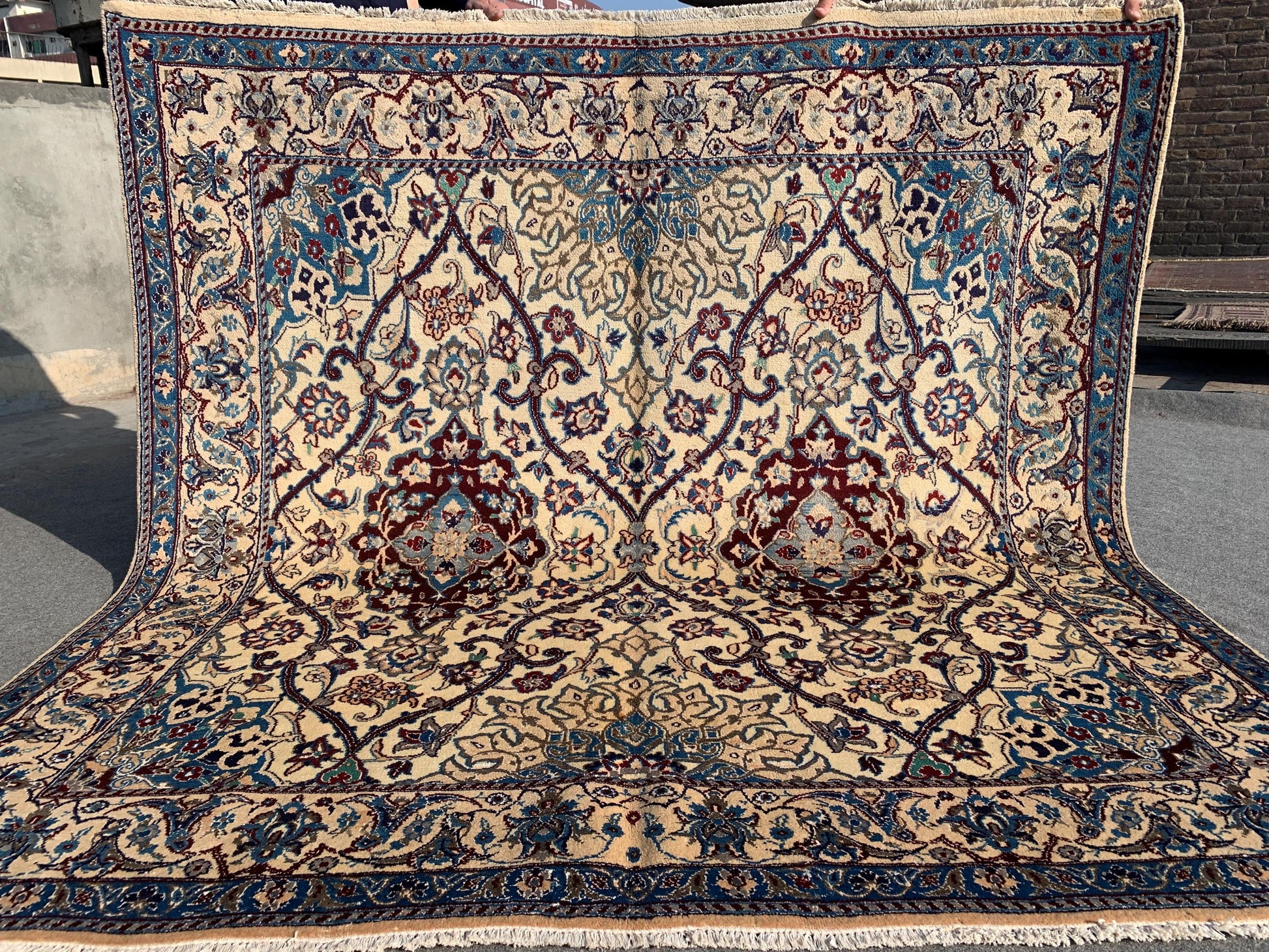 6x6 Square Rug, Natural Afghan Handmade Vintage Wool Rug, Geometric Area Rug, High Quality Rug, 190x190 Cm, Bedroom Rug, Living Room Rug etc
