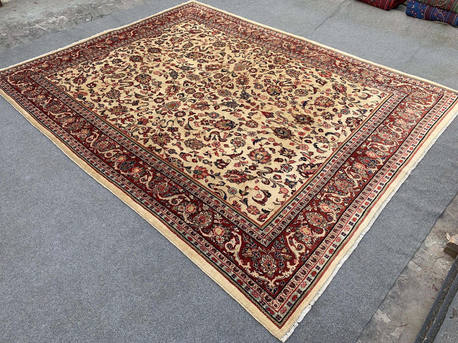 Amazing Afghan High Quality Rug 8x10 Ft Natural Hand Knotted Wool Rug, Florals design Rug, Good Pile Vintage Rug Bedroom Rug Living Room Rug