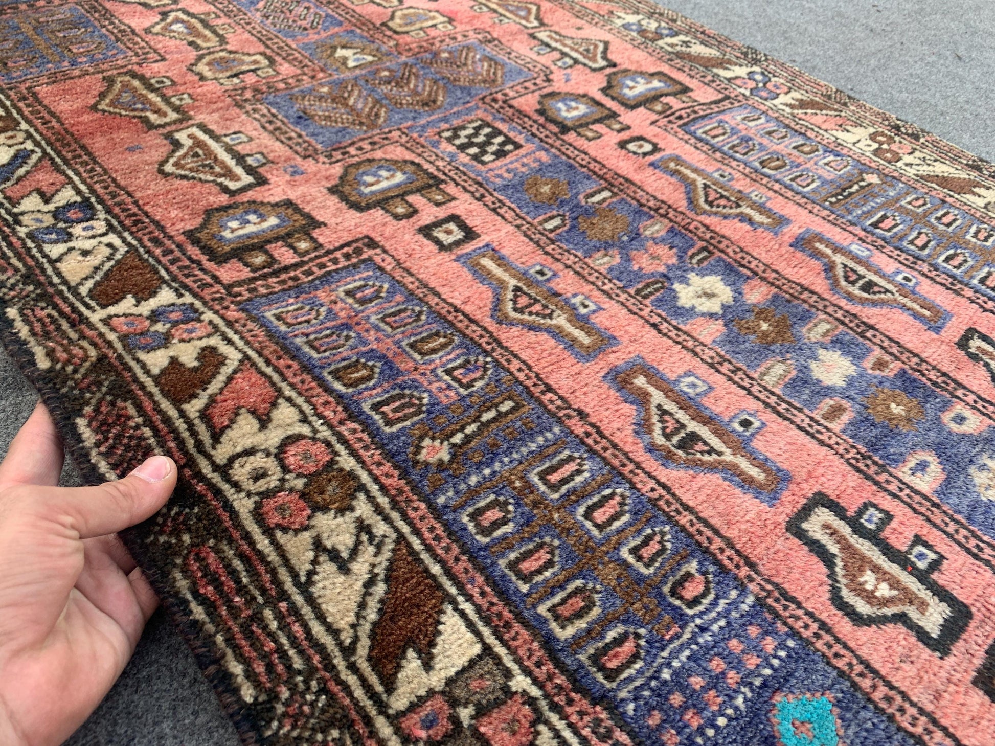 3x4 Ft Antique Rug, Pictorial Rug, Afghan Hand Knotted Rug, Oriental Wool Rug, Vintage Rug, Best for Kids Room Rug, Bedroom Rug, Office Rug.