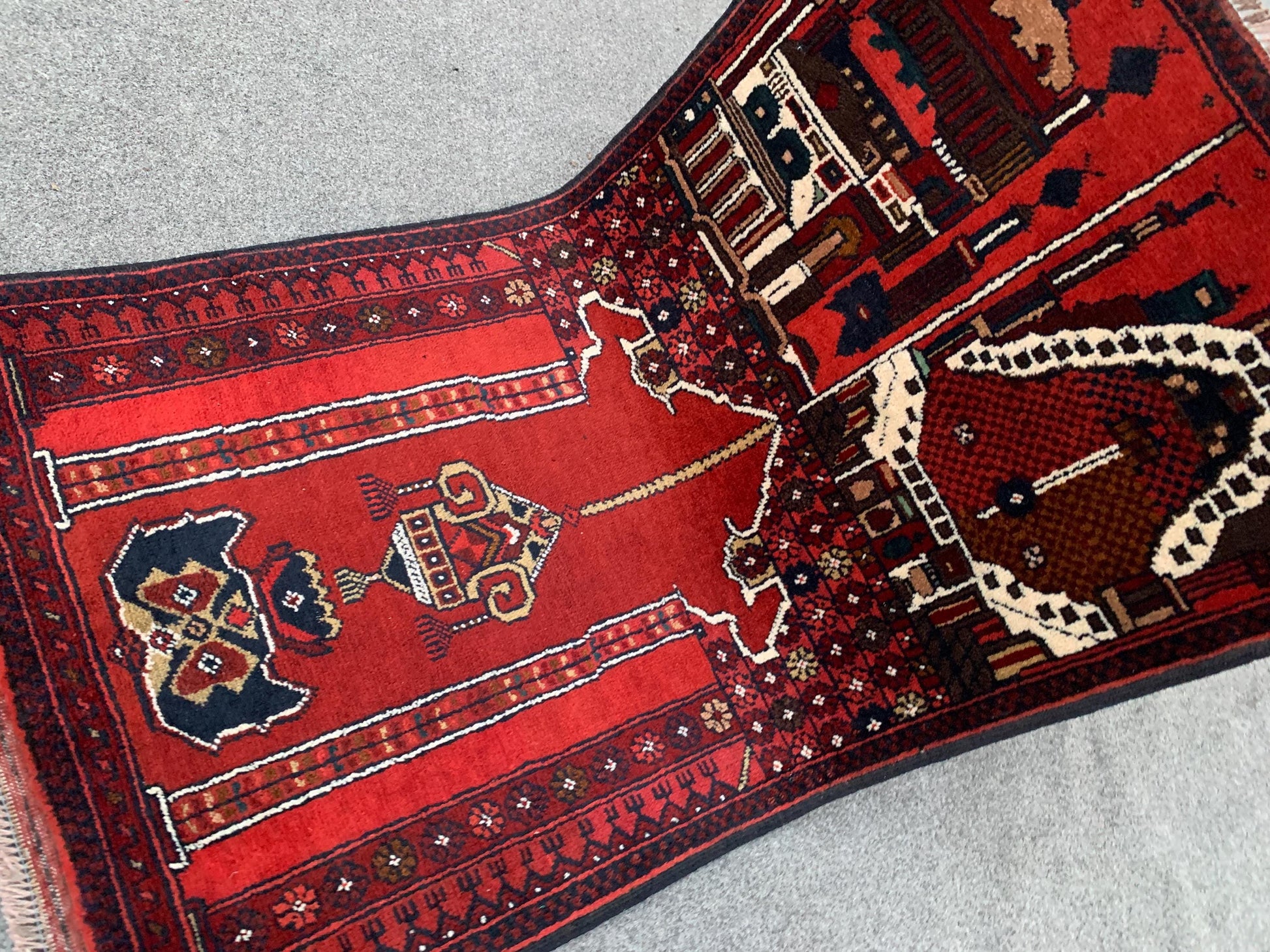 Amazing Small Prayer Rug 2x3 Ft Hand Knotted Prayer Rug, High Quality Beljik Rug, Afghan Prayer Rug, Vintage Wool Rug, Muslim Prayer Rug etc