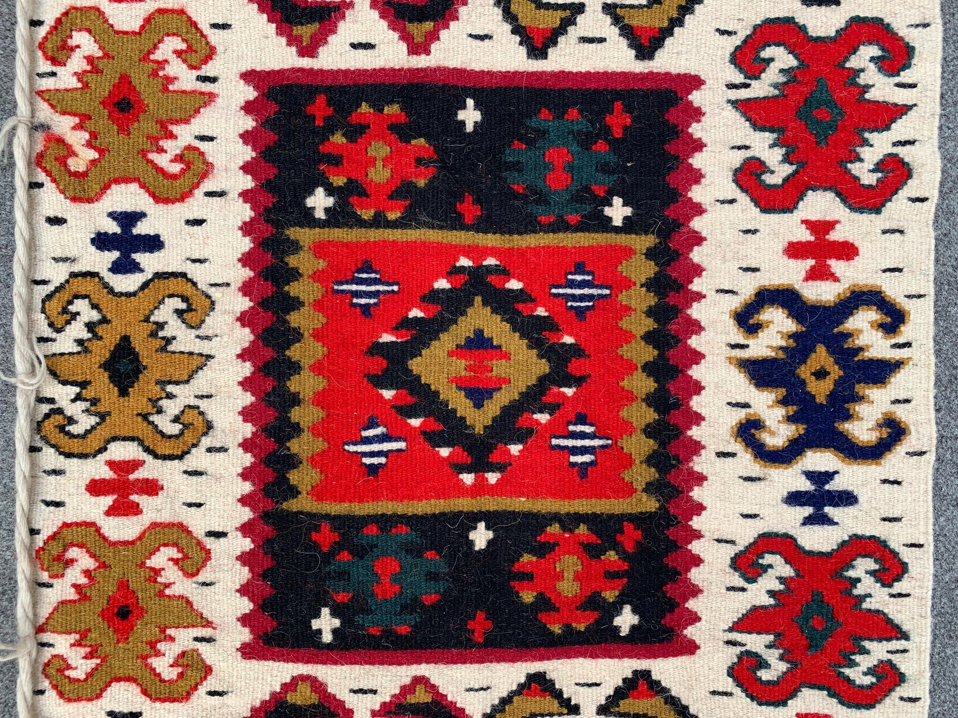 Runner kilim Rug 2x6 Ft Vintage Turkish design kilim Rug, Natural Hand knotted Runner kilim Rug, Oriental Wool kilim Rug, Hallway Runner Rug