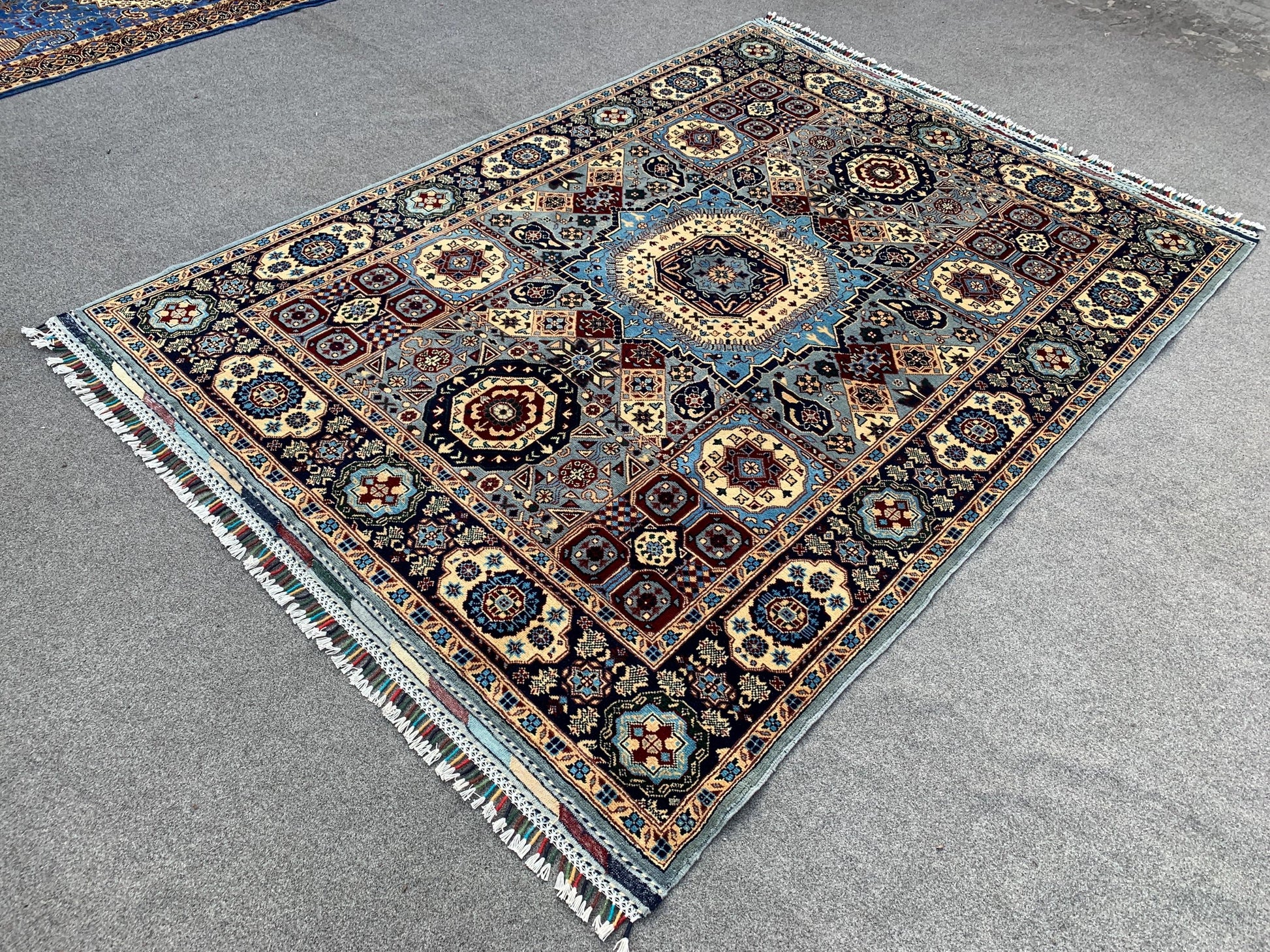 Amazing Mamluk Rug 5x7 Ft Afghan Hand Knotted Rug, High Quality Mamluk Rug, Oriental Wool Rug, Home Decor Rug, Bedroom Rug, Living Room Rug.