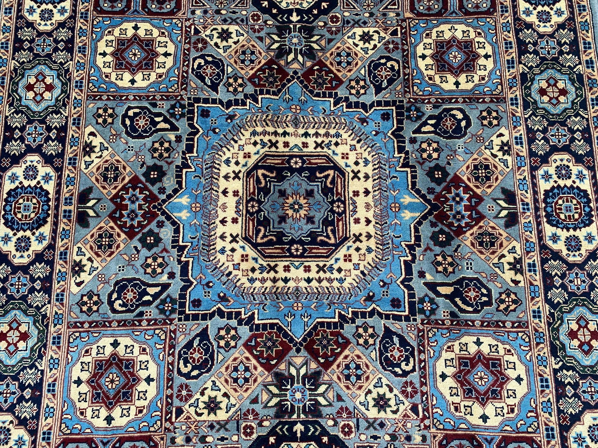 Amazing Mamluk Rug 5x7 Ft Afghan Hand Knotted Rug, High Quality Mamluk Rug, Oriental Wool Rug, Home Decor Rug, Bedroom Rug, Living Room Rug.