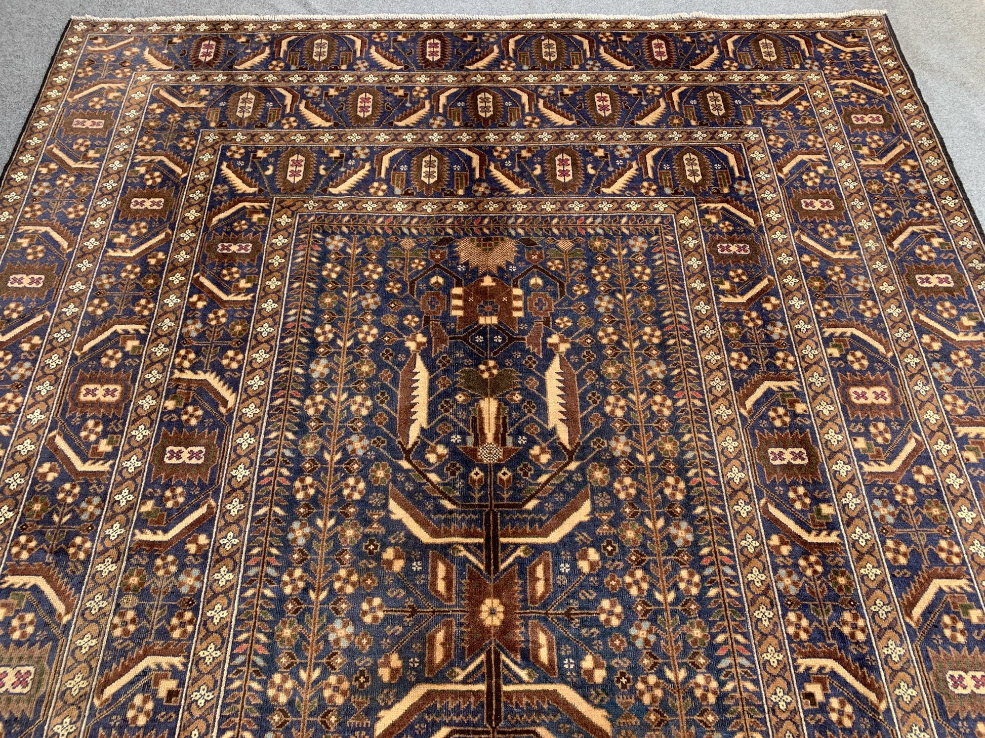 Antique Baluchi Rug 7x10 Ft Afghan Hand Knotted Wool Rug, One of s kind Vintage Rug, Oriental Rug, Tribal Rug, Bedroom Rug, Living Room Rug.