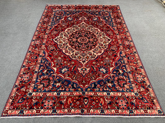 7x10 Ft Amazing Antique Rug, Afghan Handmade Rug, Geometric Area Rug, Turkmen Tribal Rug, Oriental Vintage Rug, Bedroom Rug Living Room Rug.