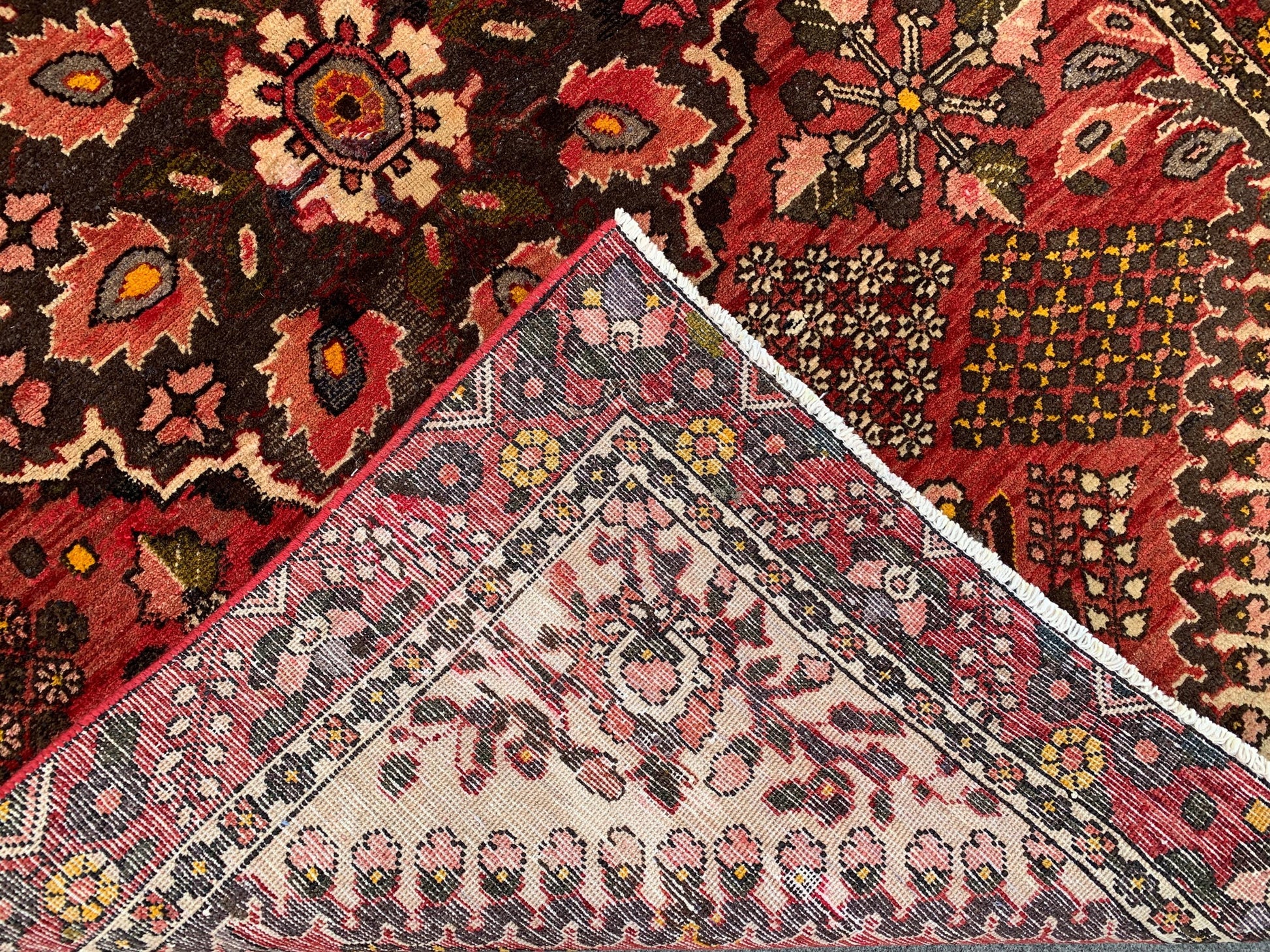 One of a kind Antique Rug, 4x6 Ft Afghan Hand Knotted Wool Rug, Vintage Geometric design Rug, Oriental Turkmen Tribal Rug, Living Room Rug.