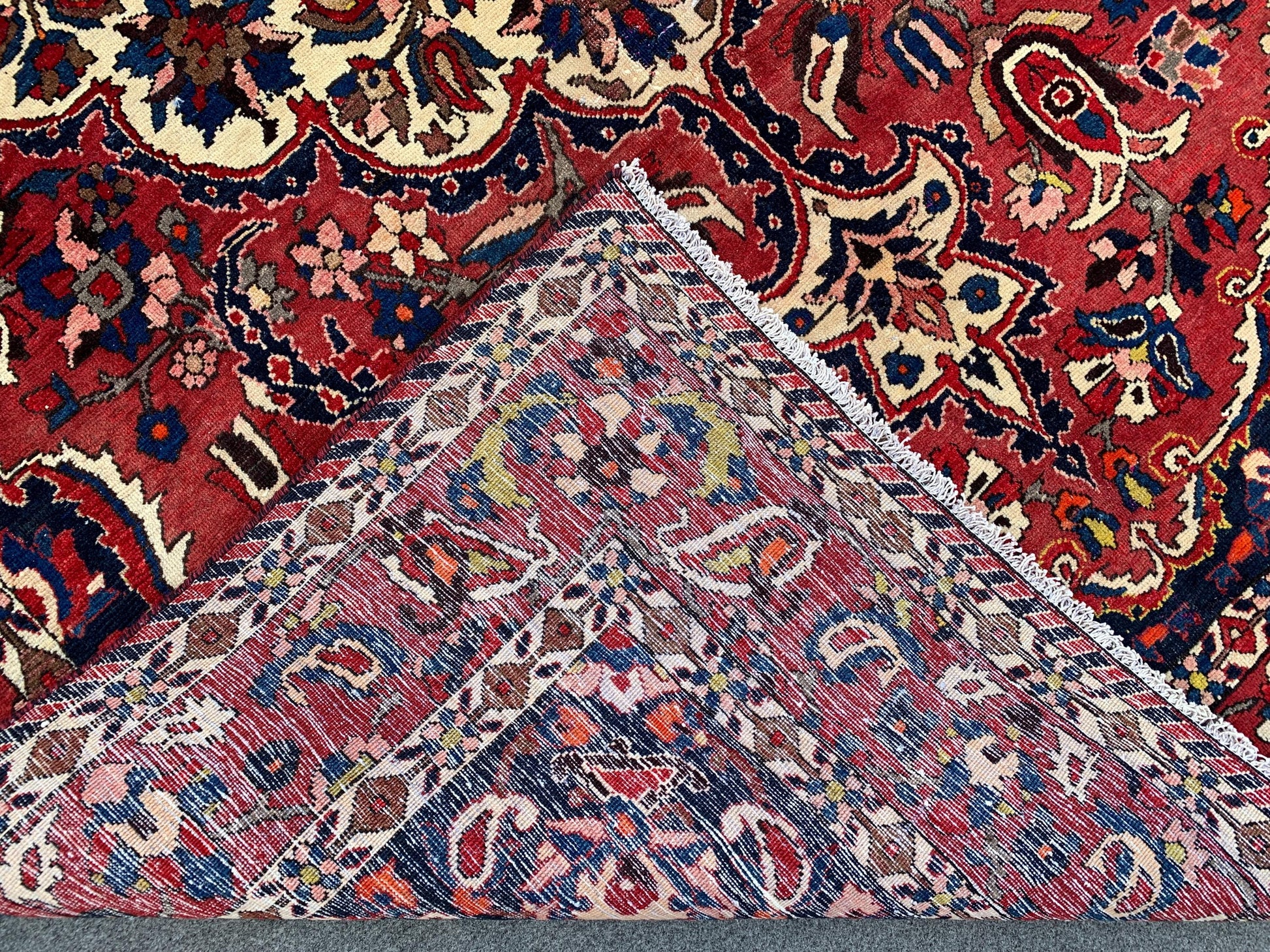 Antique Afghan Rug 7x10 Ft Hand knotted Wool Rug, Vintage Oriental Rug, Geometric Area Rug, Turkmen Tribal Rug, Dining Table Living Room Rug
