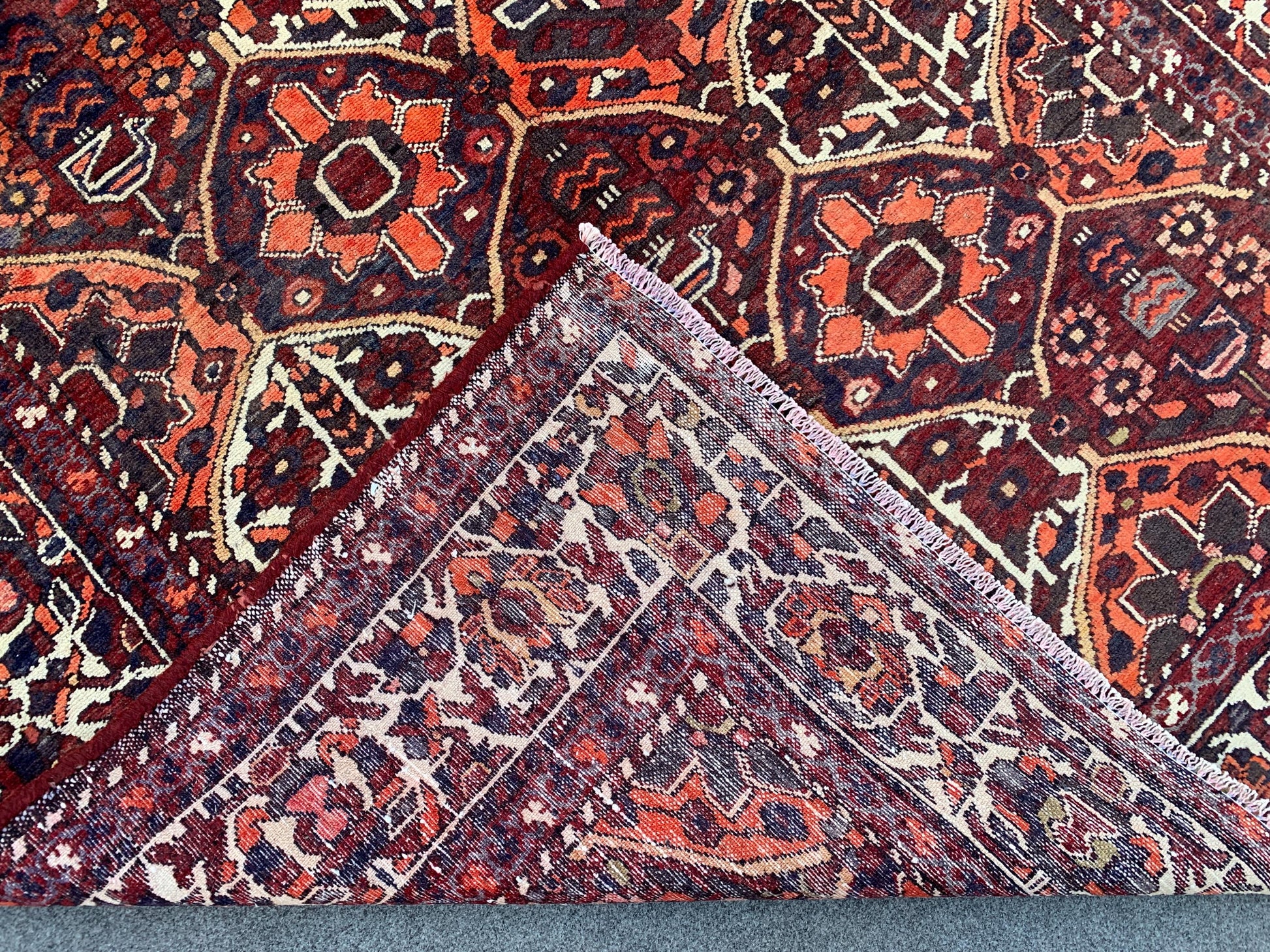 5x10 Ft Vintage Rug, Tree Floral design Rug, Afghan Hand Knotted Wool Rug, Oriental Turkmen Rug, Antique Tribal Rug, Bedroom Living Room Rug