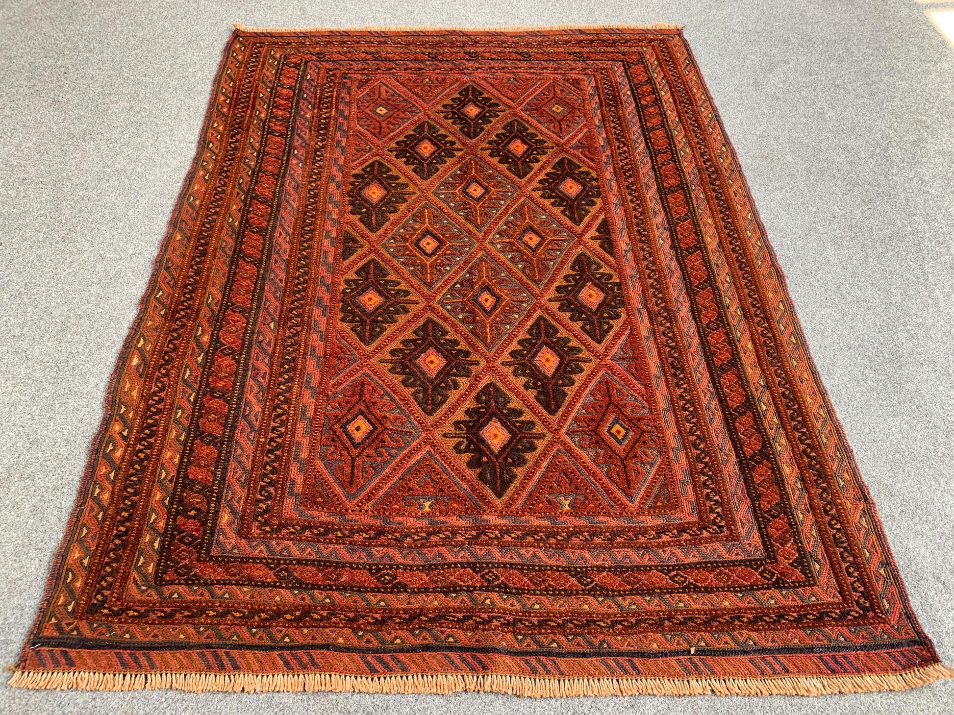 Amazing Vintage kilim Rug, Afghan Hand Knotted kilim Rug, Mashwani kilim Rug, Geometric Area Rug, Oriental Wool Rug, Bedroom Rug Hallway Rug