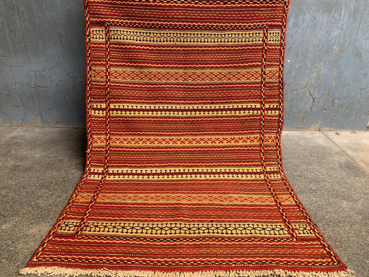 3x5 Ft Antique laghari design kilim Rug, Afghan Handmade kilim Rug, Flatweave kilim Rug, Oriental Vintage kilim Rug, Kitchen Rug Hallway Rug