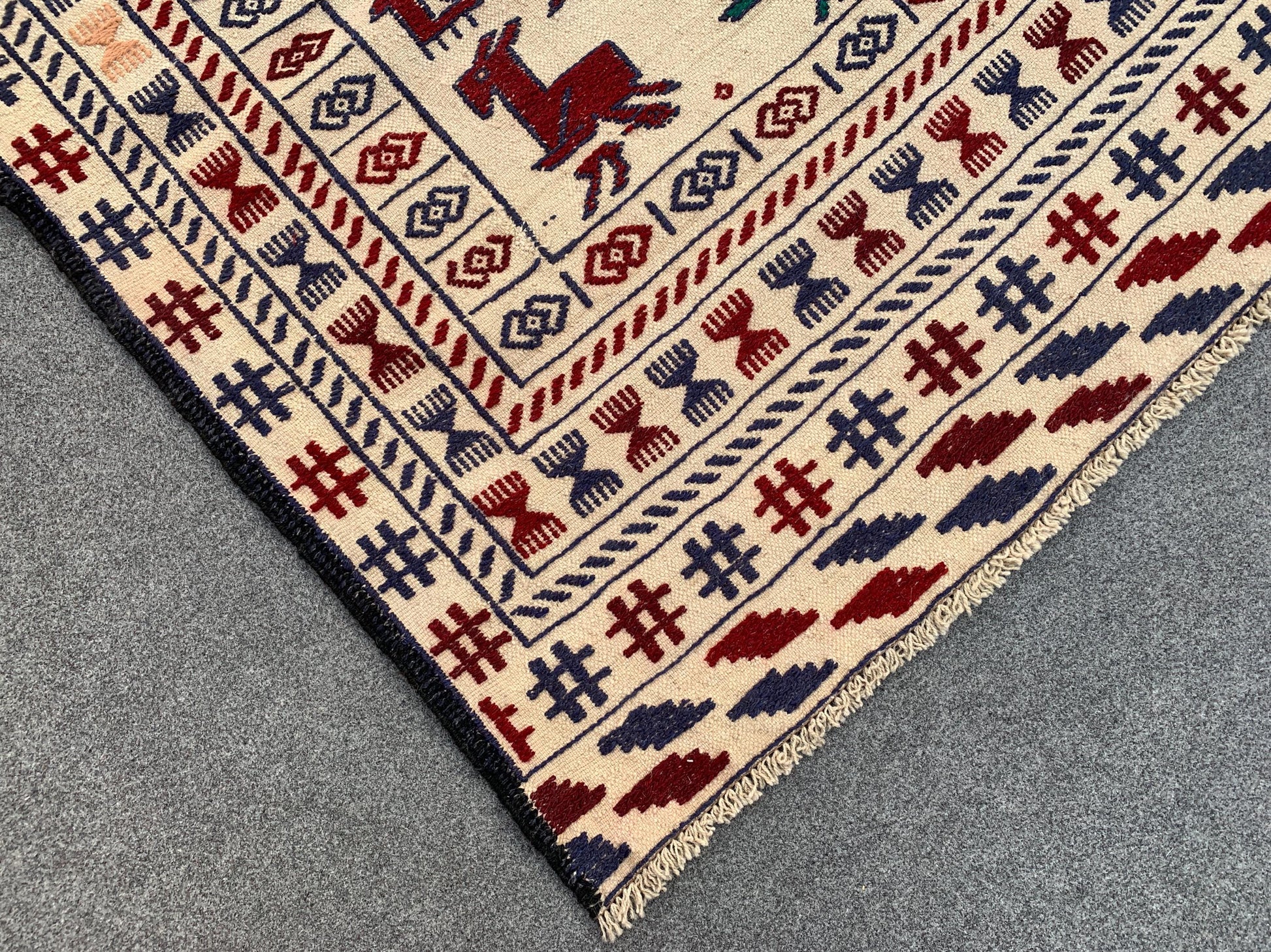 4x6 Ft Vintage Soumak kilim Rug, Afghan Handmade kilim Rug, Pictorial Kilim Rug, Oriental Rug, Wall Decor Rug, Rugs for Bedroom Hallway Rug.