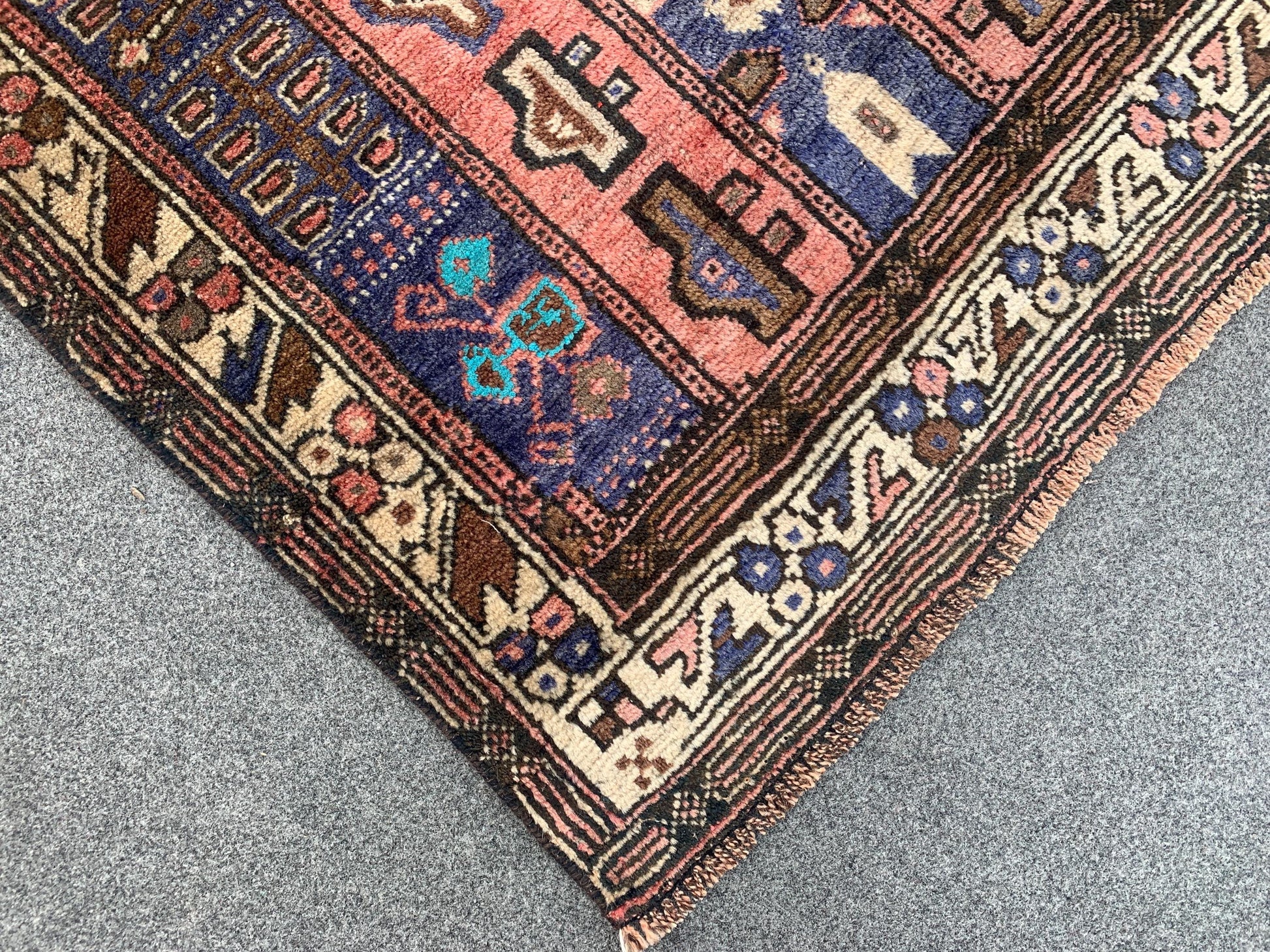 3x4 Ft Antique Rug, Pictorial Rug, Afghan Hand Knotted Rug, Oriental Wool Rug, Vintage Rug, Best for Kids Room Rug, Bedroom Rug, Office Rug.