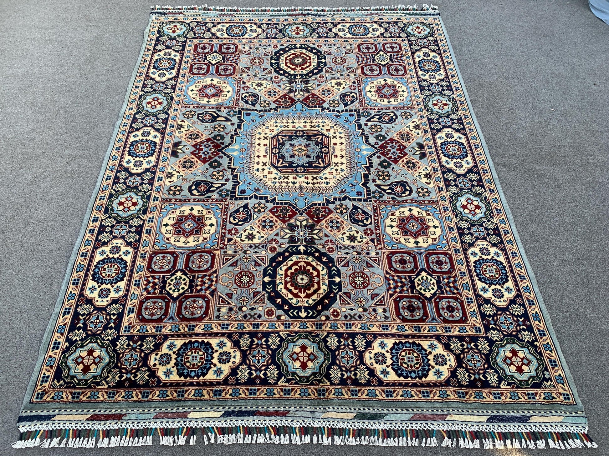 Amazing Mamluk Rug 5x7 Ft Afghan Hand Knotted Rug, High Quality Mamluk Rug, Oriental Wool Rug, Home Decor Rug, Bedroom Rug, Living Room Rug.