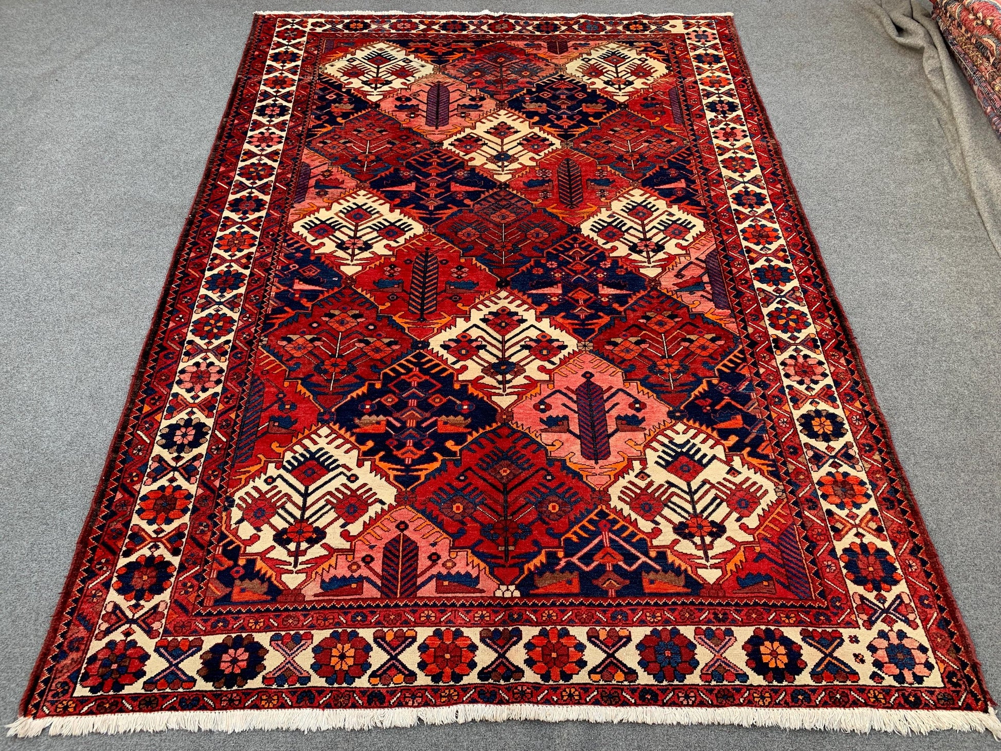 Antique Afghan Rug, 7x10 Ft Hand knotted Vintage Rug, Caucasian design Rug, Turkmen Tribal Rug, Oriental Wool Rug, Best for Living Room Rug.