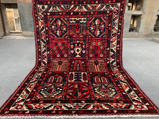 5x7 Ft Amazing Vintage Rug, Afghan Hand Knotted Wool Rug, Oriental Turkmen Rug, Antique Tribal Rug, Home Decor Rug, Bedroom Living Room Rug.