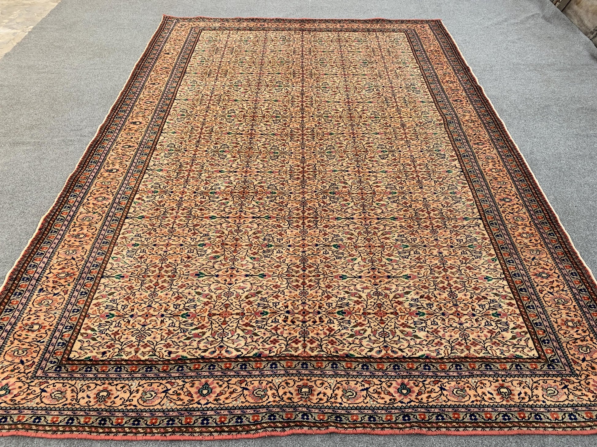 Amazing Turkish Rug, 6x9 Ft Hand knotted Vintage Wool Rug, Good Quality Turkish Rug, Home Decoration Rug, Dining Table Rug, Living Room Rug.