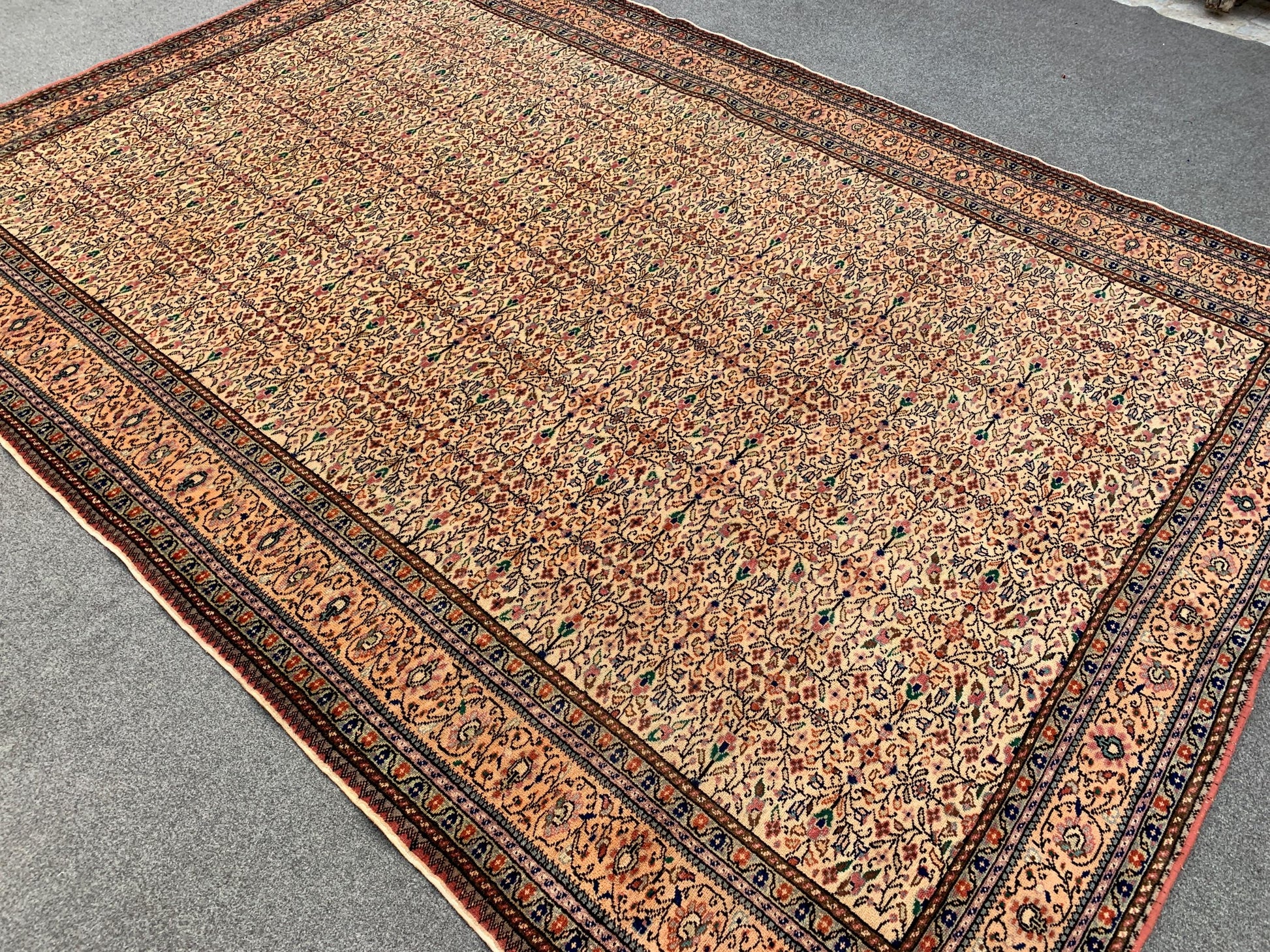 Amazing Turkish Rug, 6x9 Ft Hand knotted Vintage Wool Rug, Good Quality Turkish Rug, Home Decoration Rug, Dining Table Rug, Living Room Rug.