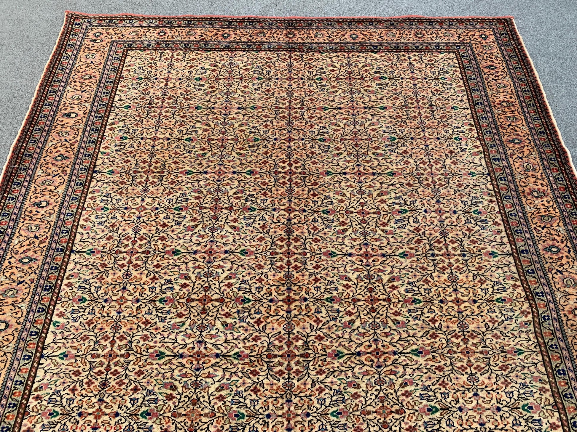 Amazing Turkish Rug, 6x9 Ft Hand knotted Vintage Wool Rug, Good Quality Turkish Rug, Home Decoration Rug, Dining Table Rug, Living Room Rug.