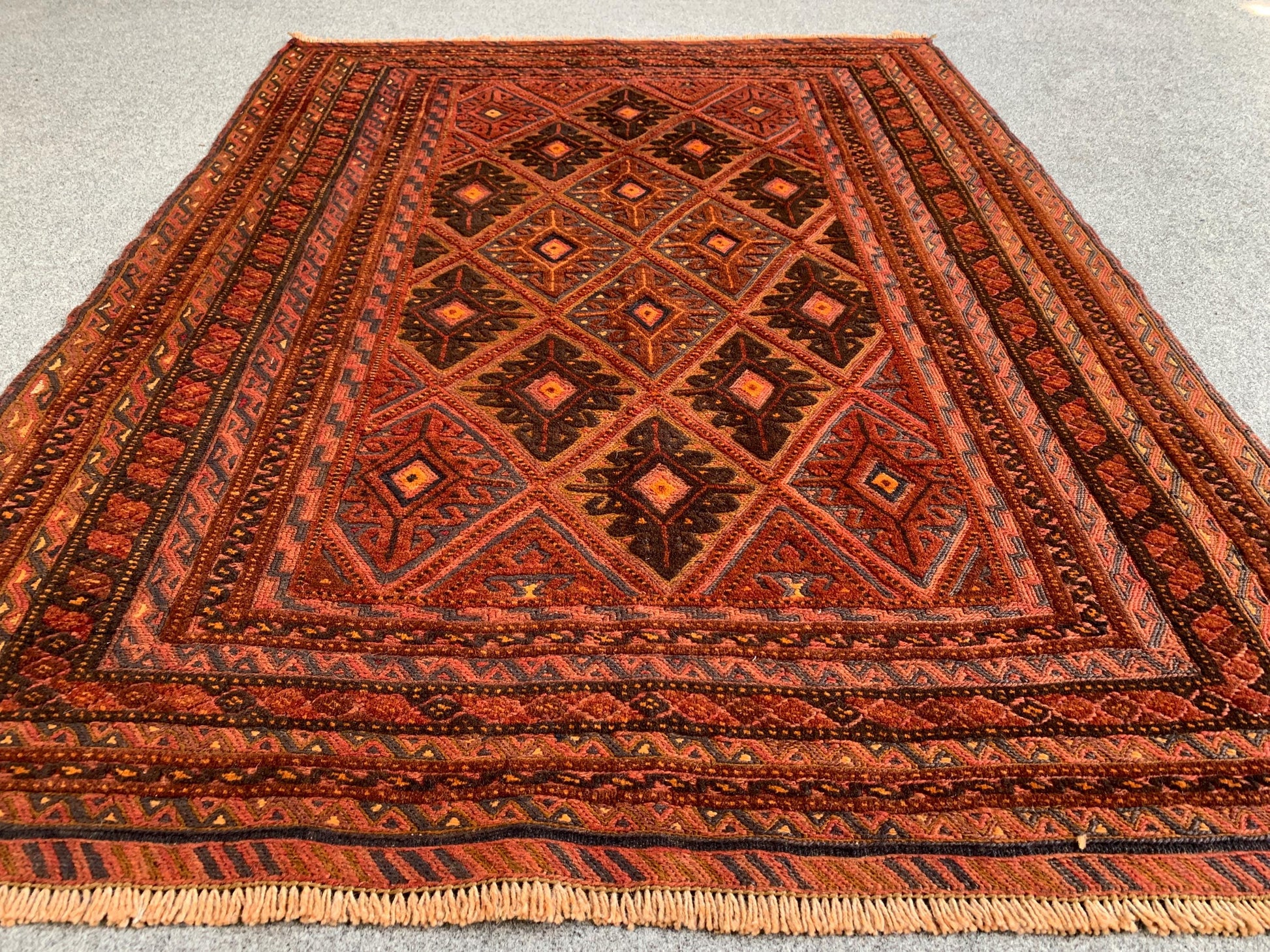 Amazing Vintage kilim Rug, Afghan Hand Knotted kilim Rug, Mashwani kilim Rug, Geometric Area Rug, Oriental Wool Rug, Bedroom Rug Hallway Rug