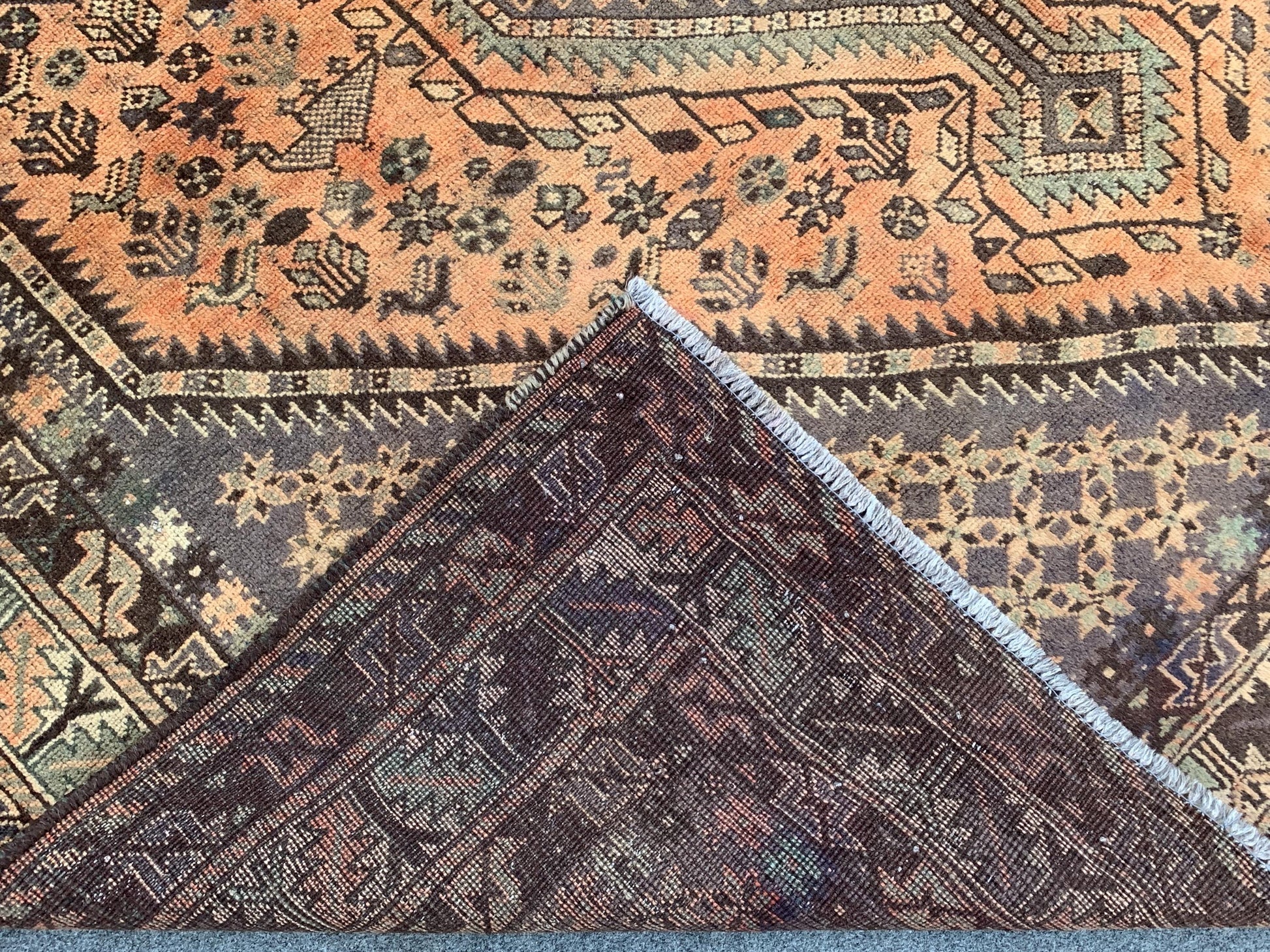 7x10 Ft Antique Caucasian Rug, Hand knotted Wool Rug, Vintage Afghan Rug, Tribal Oriental Rug, Home Decor Rug, Bedroom Rug, Living Room Rug.