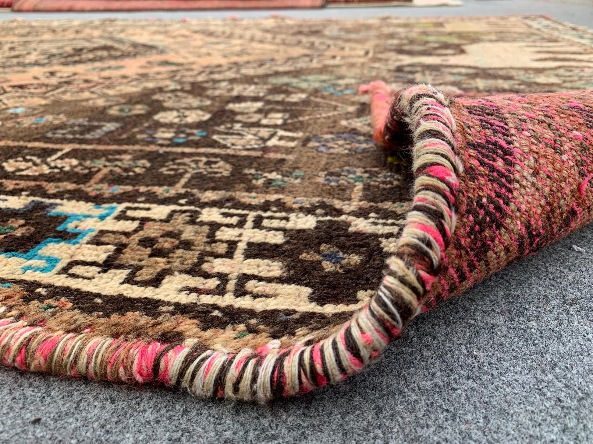 Antique Pictorial Animal Rug 5x8 Ft Caucasian design Rug, Hand knotted Vintage Rug, Oriental Afghan Rug, Turkmen Tribal Rug, Living Room Rug