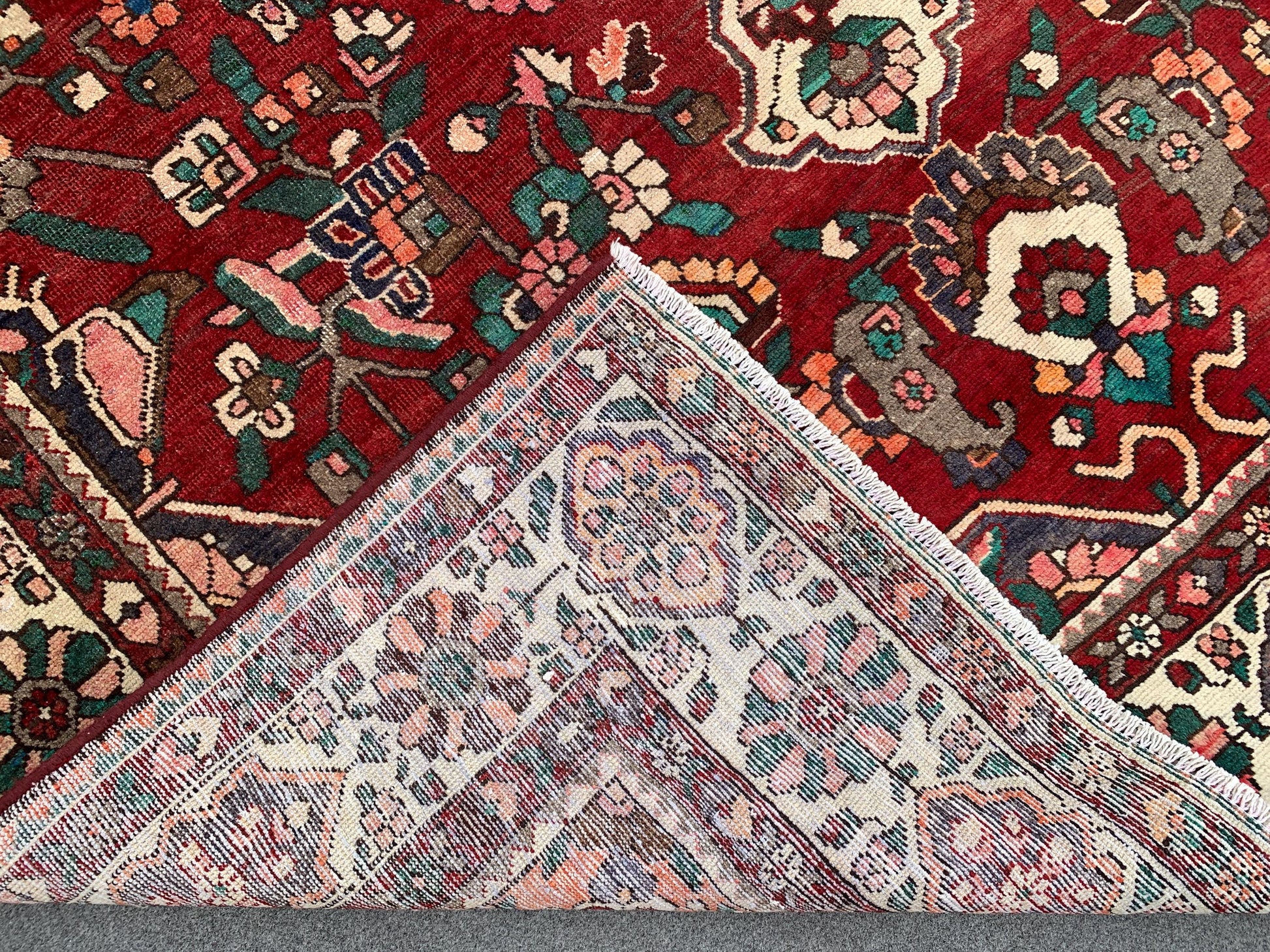 Antique Geometric Area Rug, Afghan Hand knotted Rug, 7x10 Ft Vintage Oriental Rug, Tribal Wool Rug, Home Decor Rug, Bedroom Living Room Rug.