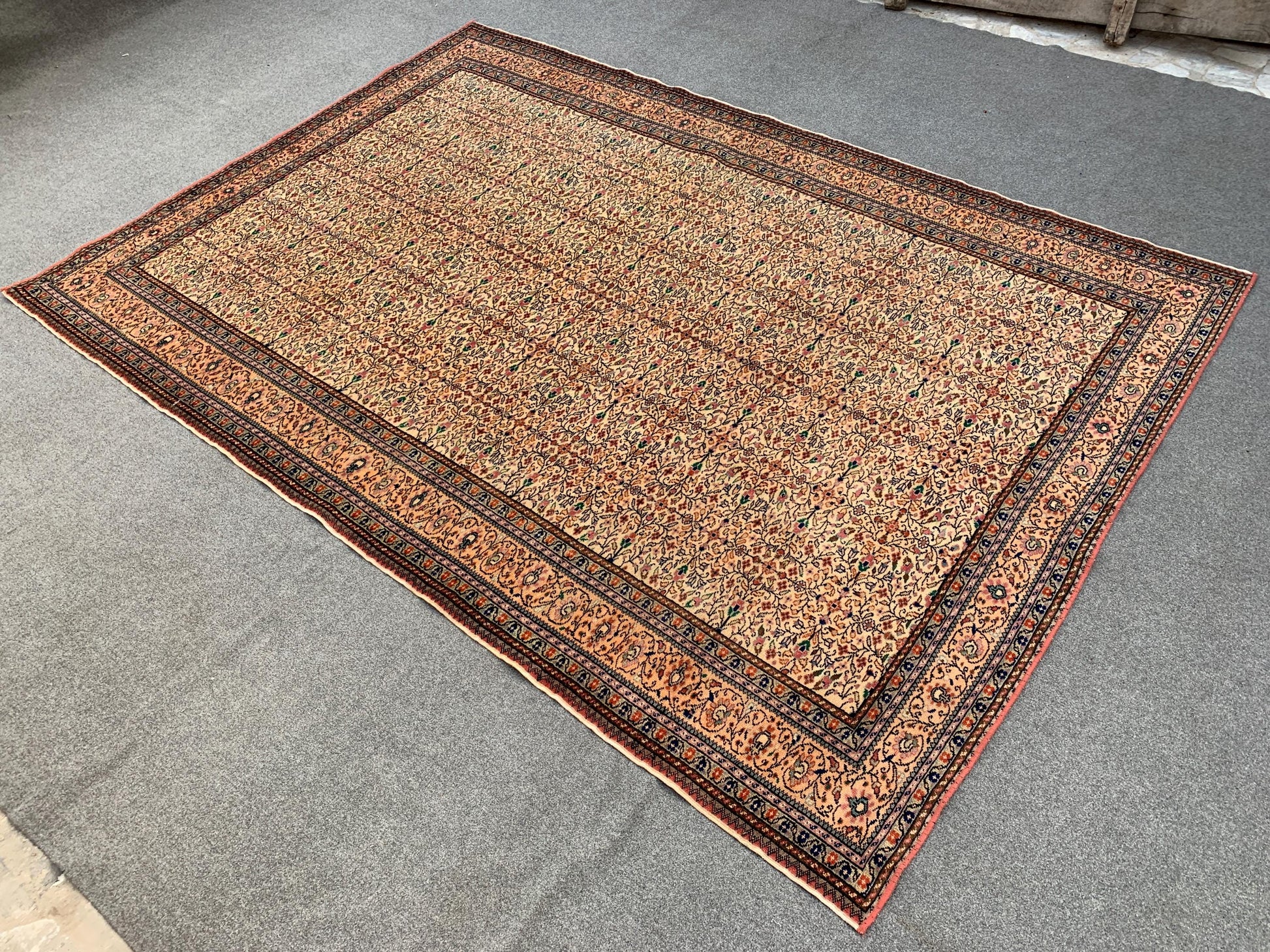 Amazing Turkish Rug, 6x9 Ft Hand knotted Vintage Wool Rug, Good Quality Turkish Rug, Home Decoration Rug, Dining Table Rug, Living Room Rug.