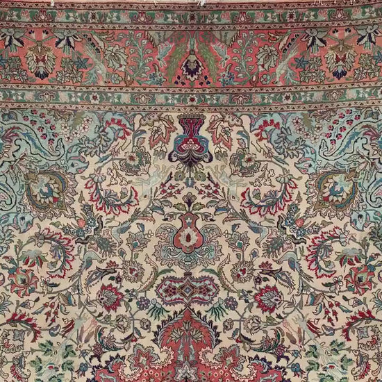 Vintage Pictorial Animal Rug, Turkish design Rug, Hand Knotted Wool Rug, Shikar Gah Rug, One of a kind Rug, Dining Room Living Room Rug 8x11