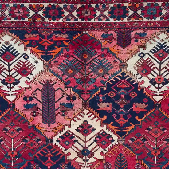 Antique Afghan Rug, 7x10 Ft Hand knotted Vintage Rug, Caucasian design Rug, Turkmen Tribal Rug, Oriental Wool Rug, Best for Living Room Rug.