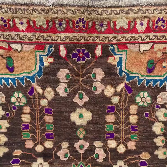 Vintage Rug 3x5 Ft Caucasian design Rug, Afghan Handmade Wool Rug, Geometric Area Rug, Oriental Rug Tribal Rug, Bedroom Kitchen Hallway Rug.