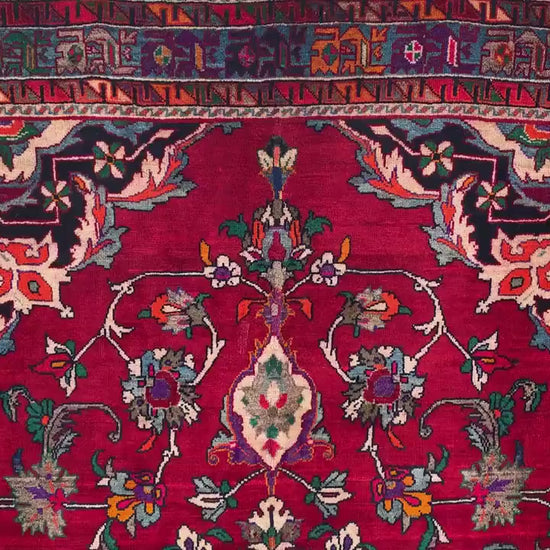 Amazing Vintage Rug 6x9 Ft Afghan Hand knotted Wool Rug, Geometric Area Rug, Oriental Tribal Rug, Best for Dining Table Rug Living Room Rug.