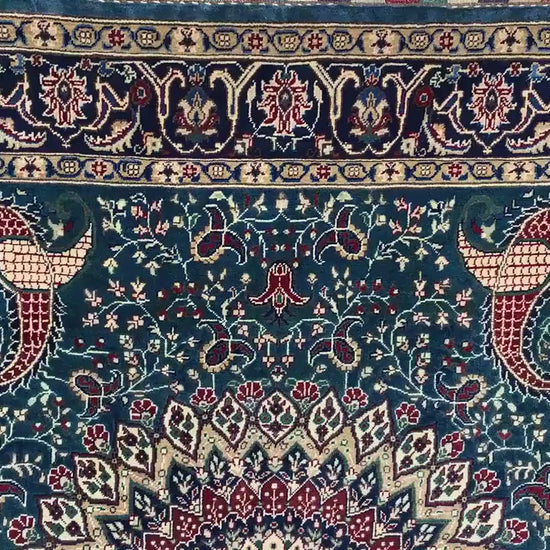 5x7 Ft Amazing Floral Rug, Natural Afghan Hand Knotted Rug, Geometric Area Rug, Good Pile Rug Oriental Wool Rug, Bedroom Rug Living Room Rug